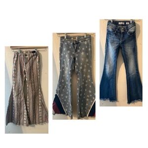KanCan and Rock&Roll Denim (2) jeans size 8 girl three pairs